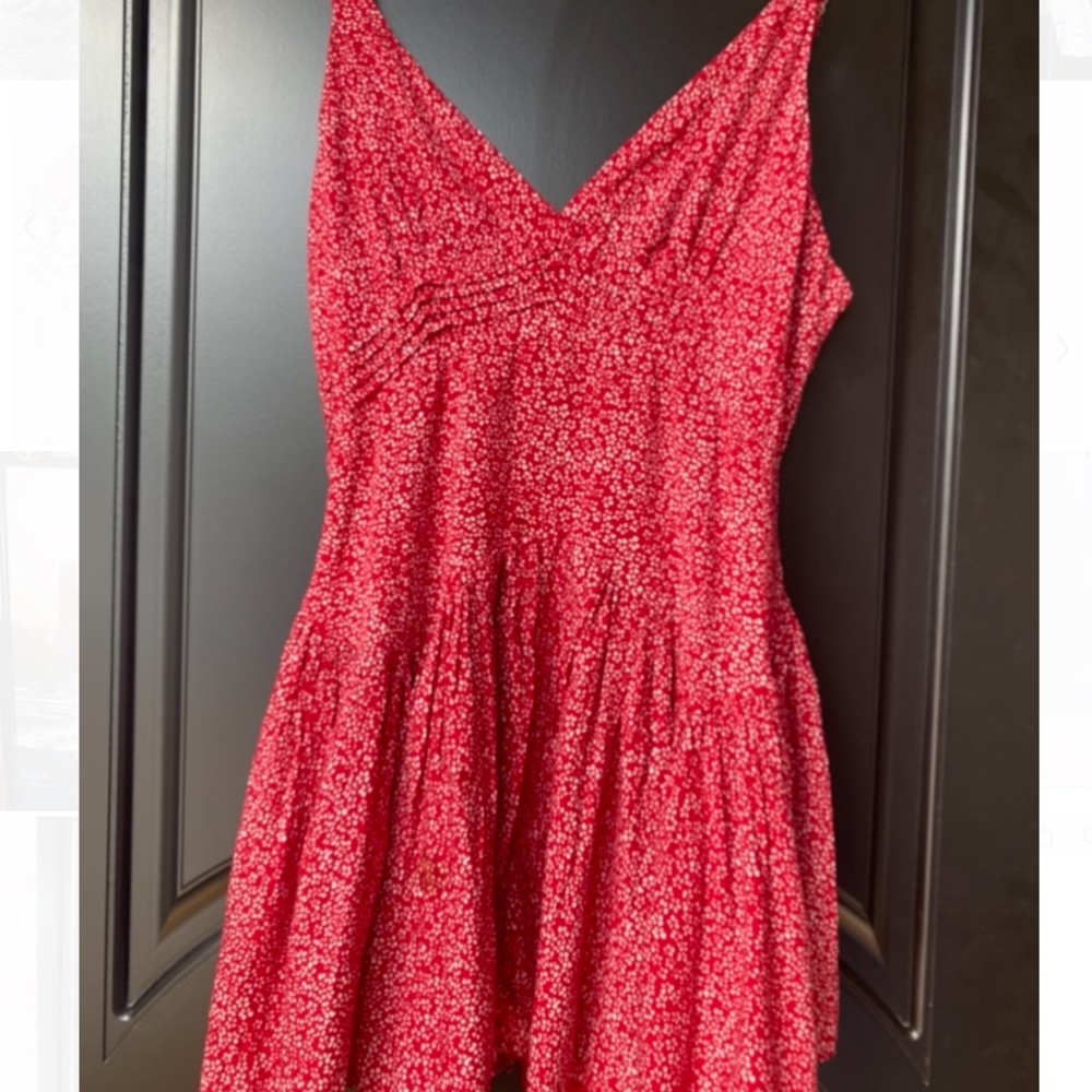 Princess Polly The Paddington Mini Dress in Maroon, size 6